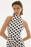 Polka Dot Halter Dress