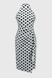 Polka Dot Halter Dress