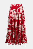 A-Line Floral Skirt