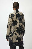 Jacquard Knit Long Cardigan