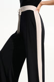 Color Block Pull On Pants
