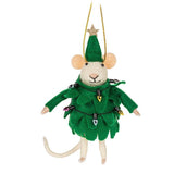 Tree Suit Mouse Ornament