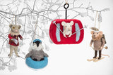Skiing Gondola Mouse Ornament