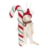 Candy Cane Mouse Ornament