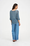 Marine Loose Knit Top
