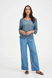 Marine Loose Knit Top