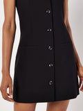 Tailored Waistcoat Mini Dress