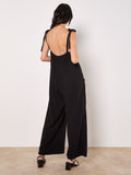 Textured Cotton Jumpsuit
