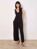 Textured Cotton Jumpsuit
