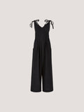 Textured Cotton Jumpsuit