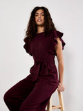 Ruffle Sleeves Jumpsuit