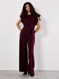 Ruffle Sleeves Jumpsuit