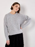 Back Bow Shimmer Sweater