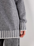 Seam Detailed Oversize Sweater