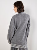 Seam Detailed Oversize Sweater