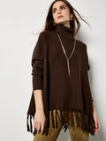 Fringe Poncho Jumper