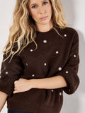 Daisy Embroidered Sweater