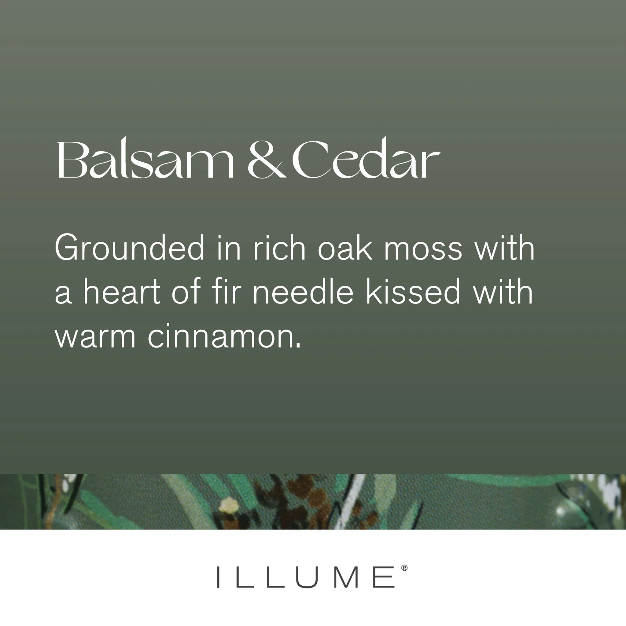 Balsam & Cedar Small Crackle Glass Candle
