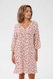 Bellis Frill Linen Dress