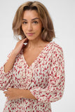 Bellis Frill Linen Dress