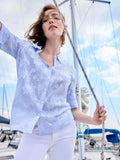 Button Down Textured Blouse