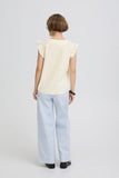 Button Down Ruffle Sleeves Shirt