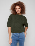 Elbow Balloon Sleeves Sweater