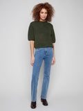 Elbow Balloon Sleeves Sweater