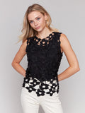 Floral Lace Sleeveless Top