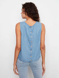 Scallop Tencel Top