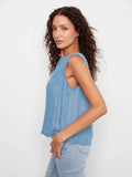 Scallop Tencel Top