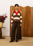 Striped Polo Top