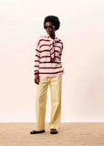 Sapphire Pink Stripe Top