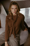 Kimmie Knit Pullover With Scarf
