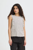 Check & Frill Top