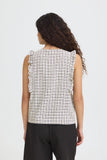 Check & Frill Top