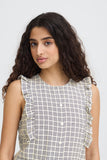 Check & Frill Top