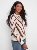 Chevron Crew Neck Sweater