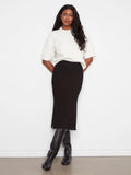 Crepe Skirt With Patch Pockets