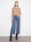 Cropped Patch Pocket Corduroy Pants