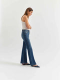 Heart Breaker Mid Rise Flare Denim