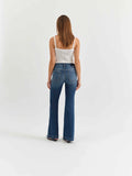 Heart Breaker Mid Rise Flare Denim