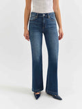 Heart Breaker Mid Rise Flare Denim