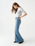 Far Out Highrise Wide Leg Denim