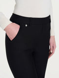 Straight Compact Pants