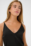 Deep Sateen Slip Dress