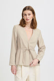 Hestipo Drawstring Blazer