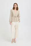 Hestipo Drawstring Blazer
