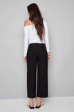 Elizabeth Techno Wide Leg Cropped Pant