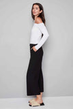 Elizabeth Techno Wide Leg Cropped Pant